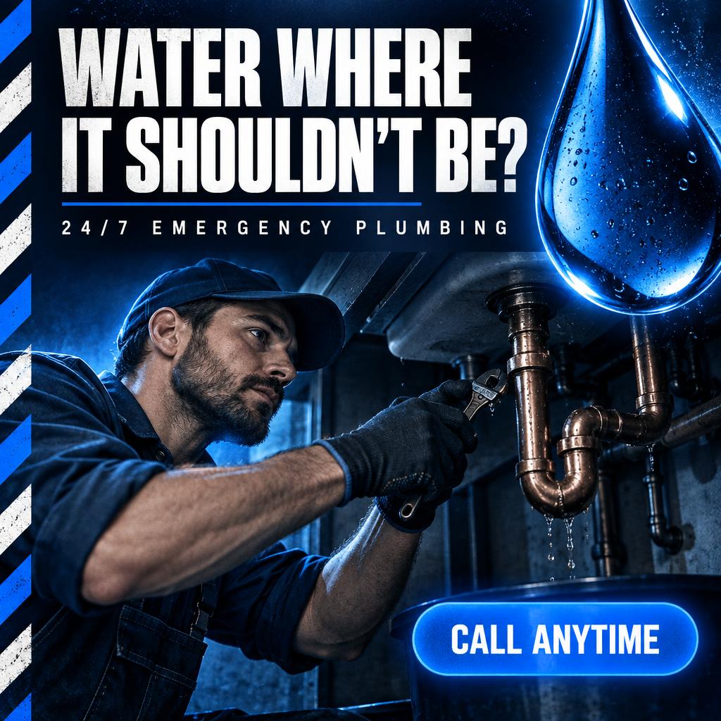 Example True North Plumbing Facebook ad